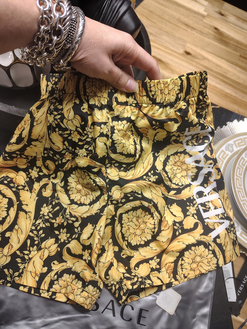 Kids Versace Swimming Shorts